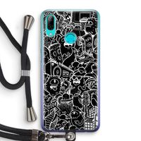Vexx Black City : Huawei P Smart (2019) Transparant Hoesje met koord