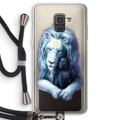 Child Of Light: Samsung Galaxy A8 (2018) Transparant Hoesje met koord