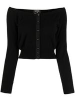 CHANEL Pre-Owned 1990 CC kasjmier vest - Zwart - thumbnail