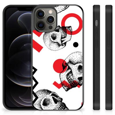 Mobiel Case iPhone 12 Pro Max Skull Red