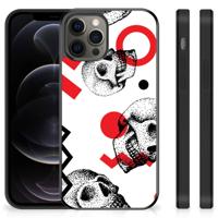 Mobiel Case iPhone 12 Pro Max Skull Red