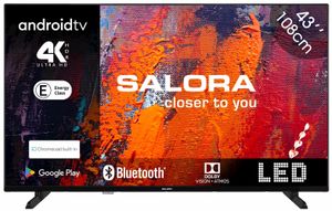 Salora 43UA550 tv 109,2 cm (43") 4K Ultra HD Smart TV Wifi Zwart