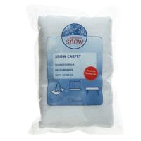 Sneeuwdeken/sneeuwtapijt - wit - 200 x 50 cm - polyester - sneeuw ondergrond Sneeuwdeken/sneeuwtapijt - wit - 200 x 50 cm - polyester - sneeuw ondergrond