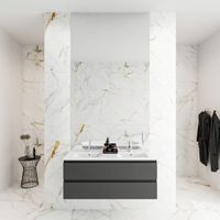 MONDIAZ DENTA 120 badmeubel dark grey 2 lades wastafel dubbel 2 kraangaten MONDIAZ DENTA 120 badmeubel dark grey 2 lades wastafel dubbel 2 kraangaten
