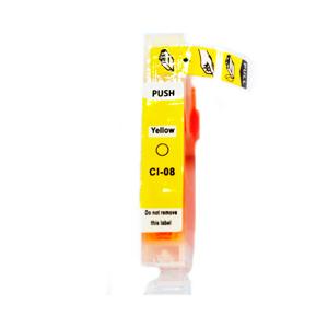 Huismerk Canon CLI-8Y cartridge geel met chip