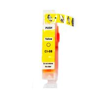 Huismerk Canon CLI-8Y cartridge geel met chip