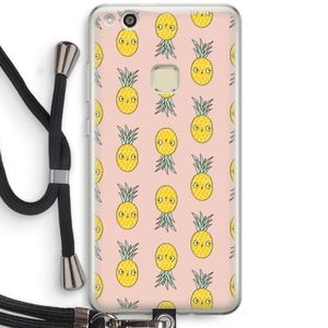 Ananas: Huawei Ascend P10 Lite Transparant Hoesje met koord