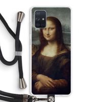 Mona Lisa: Samsung Galaxy A71 Transparant Hoesje met koord