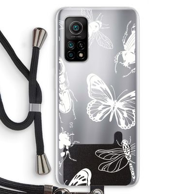 Tiny Bugs: Xiaomi Mi 10T 5G Transparant Hoesje met koord