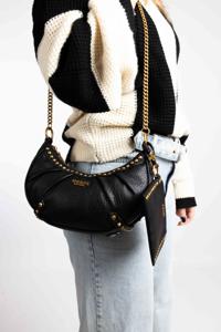 Guess Clelia Crossbody Bag Dames Zwart - Maat One Size - Kleur: Zwart | Soccerfanshop