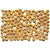 Creativ Company Waskralen, d 2,7 mm, gatgrootte 0,7 mm, goud, 150 stuk/ 1 doos
