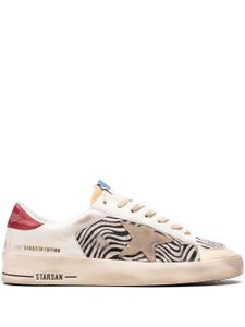 Golden Goose "baskets Stardan ""multicolour"" en cuir " - Blanc