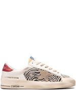 Golden Goose Stardan "multicolour" leather sneakers - Blanc