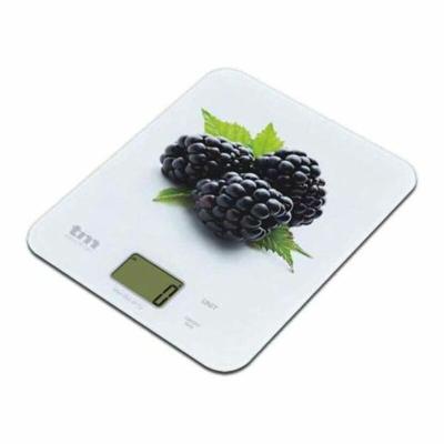 Keukenweegschaal TM Braambes 8 kg (22,4 x 18,5 cm)