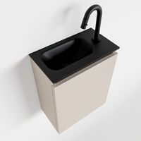 Toiletmeubel Mondiaz Ture | 40 cm | Meubelkleur Linen | Eden wastafel Urban Links | 1 kraangat