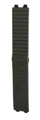 Horlogeband Rado 193.0324.3.115 / R073399210 Keramiek Zwart 20mm