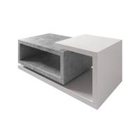 Meubella Salontafel Bello - Beton - Wit - 120 cm