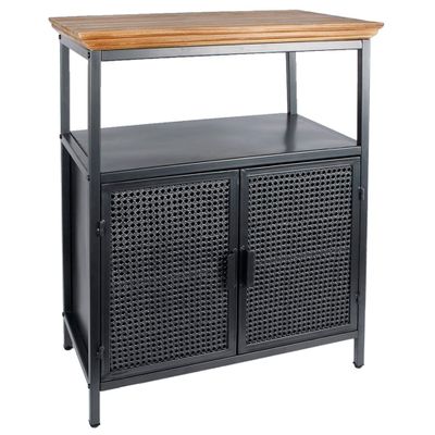 Gifts Amsterdam Opbergkast Freek 36,5x66x78cm metaal zwart Gifts Amsterdam Opbergkast Freek 36,5x66x78cm metaal zwart