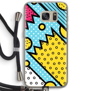 Pop Art #1: Samsung Galaxy S7 Transparant Hoesje met koord
