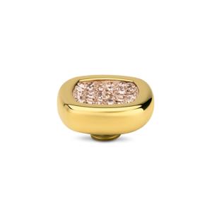 Melano Vivid Shiny Square Steentje Light Colorado Topaz Goud