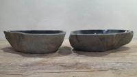 Wasbakken riviersteen set RL250338AB, 55x35x15 cm