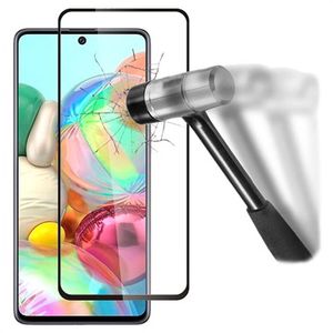 9D Full Cover Samsung Galaxy A51 5G Screenprotector van gehard glas - Zwart