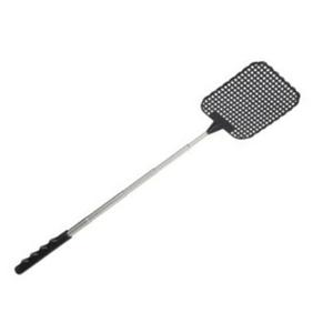 Vliegenmepper - uitschuifbaar - zwart - 25 tot 60 cm - telescopisch
