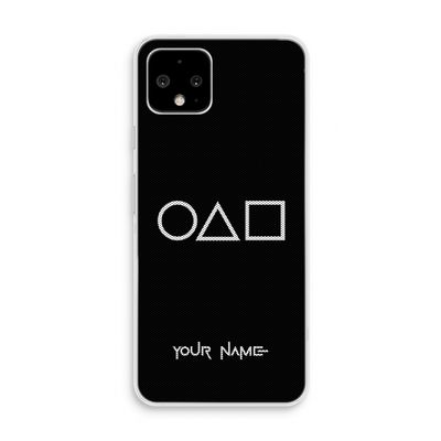 Squid Game: Pixel 4 Transparant Hoesje