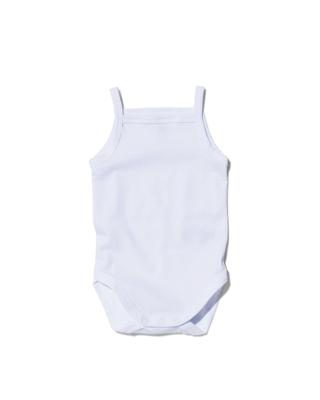 HEMA Romper organic katoen stretch - 2 stuks wit (wit)