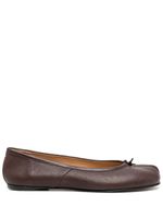 Maison Margiela ballerines Tabi en cuir - Marron