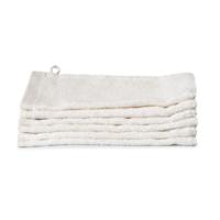 Ten Cate Washandjes 16x21 cm 6 Stuks Wit/100% Katoen