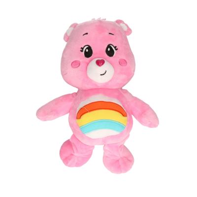 Troetelbeertjes pluche knuffel - roze - 21 cm - Cartoon knuffel - Troetelberen - Pluche knuffels