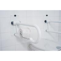 Ridder Leo Toiletrolhouder voor Toiletbeugel - Wit Ridder Leo Toiletrolhouder voor Toiletbeugel - Wit