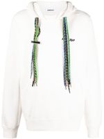 AMBUSH hoodie à lien de resserrage multiples - Blanc