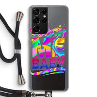 Touch Me: Samsung Galaxy S21 Ultra Transparant Hoesje met koord