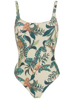 Lygia & Nanny maillot de bain Hapuna à imprimé feuillage - Tons neutres Lygia & Nanny maillot de bain Hapuna à imprimé feuillage - Tons neutres