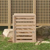 VidaXL Compostbak 63,5x63,5x77,5 cm massief grenenhout