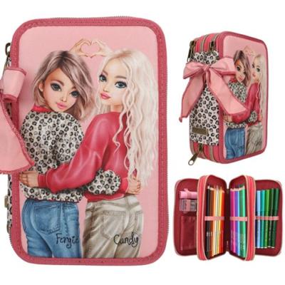 Topmodel 3-vaks Etui Leoheart Topmodel 3-vaks Etui Leoheart