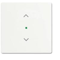 Busch-Jaeger 2CKA006220A0483 Afdekking 1-voudig free@home Wit, Verkeerswit 1 stuk(s)