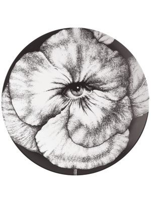 Fornasetti assiette murale Tema e Variazioni N.92 peinte à la main - Noir