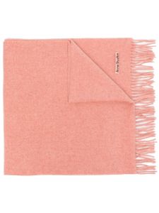 Acne Studios écharpe en laine à franges - Rose