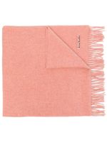 Acne Studios écharpe en laine à franges - Rose - thumbnail