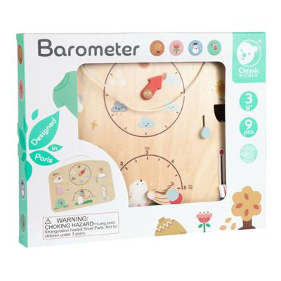 Classic World world houten weermeter