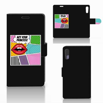 Sony Xperia XZ | Sony Xperia XZs | Wallet Case | met Pasjes | Popart Princess Sony Xperia XZ | Sony Xperia XZs | Wallet Case | met Pasjes | Popart Princess