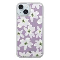 iPhone 14 hybride hoesje - Lavender blossoms