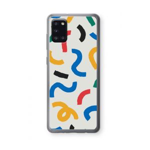 Illustratieve pop 2: Samsung Galaxy A31 Transparant Hoesje
