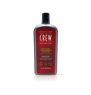 American Crew Hair Care & Body Hair & Scalp Daily Deep Moisturizing Shampoo 1000ml | Voor Shampoo Zonder Siliconen American Crew Hair Care & Body Hair & Scalp Daily Deep Moisturizing Shampoo 1000ml | Voor Shampoo Zonder Siliconen