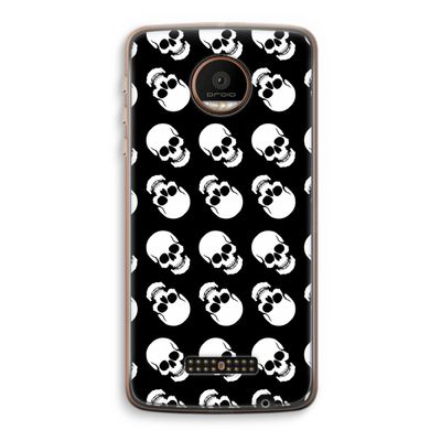 Musketon Skulls: Motorola Moto Z Force Transparant Hoesje