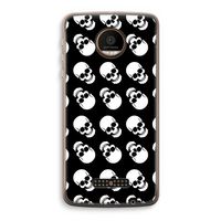 Musketon Skulls: Motorola Moto Z Force Transparant Hoesje