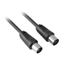 Goobay 15m Coaxial Cable coax-kabel Coaxiaal Zwart - thumbnail